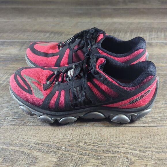 Brooks PureFlow 2 Womens Pink Black Running Shoes Size 6.5 B Pure Flow - Picture 5 of 12